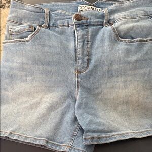 Code Bleu Sky Blue Casual Shorts